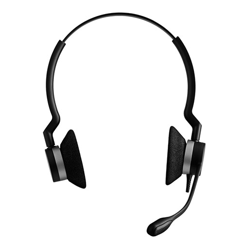 Jabra BIZ 2300 Duo QD Headset with Noise-Canceling Microphone