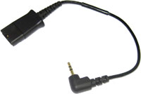 Plantronics QD to 2.5mm Plug Adapter for H-Series Headsets