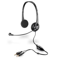 Plantronics Audio 326 Stereo Wired Headset with Noise-cancelling Mic 80933-01 