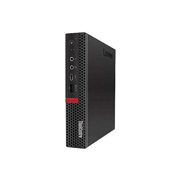 Lenovo ThinkCentre M75q-1 11A4002VUS Desktop Computer - AMD Athlon 300GE 3.40 GHz - 8 GB RAM DDR4 SDRAM - 500 GB HDD - Tiny - Raven Black