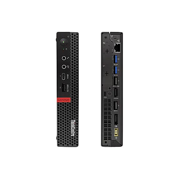 Lenovo ThinkCentre M75q-1 11A4002VUS Desktop Computer - AMD Athlon 300GE 3.40 GHz - 8 GB RAM DDR4 SDRAM - 500 GB HDD - Tiny - Raven Black