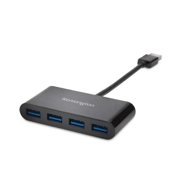 Kensington UH4000 USB 3.0 4-Port Hub for Windows and Mac