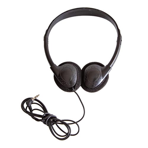 Anywhere Cart Basic Folding Headphones, 3.5mm Connector