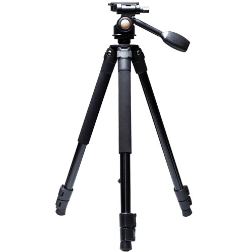 Anywhere Cart Video Tripod with 3-Way Aluminum Fluid Head