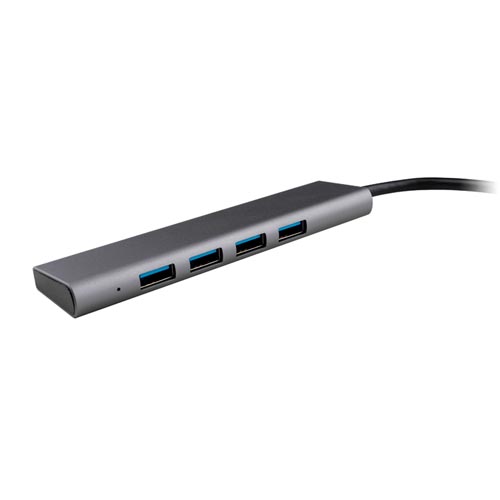 Anywhere Cart 4 Port Full Aluminum USB 3.0 Hub