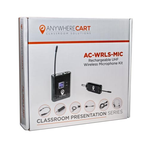 Anywhere Cart Rechargeable UHF Wireless Microphone Kit