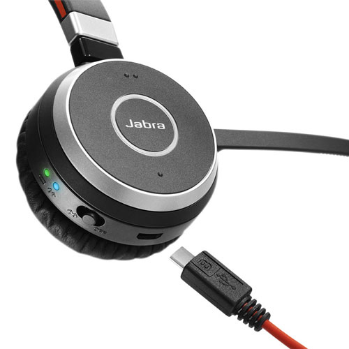 Jabra EVOLVE 65 Mono Headset with Bluetooth - For Microsoft Lync