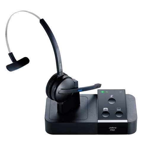 Jabra Pro 9450 Dual Connectivity Wireless Headset System Basic Bundle