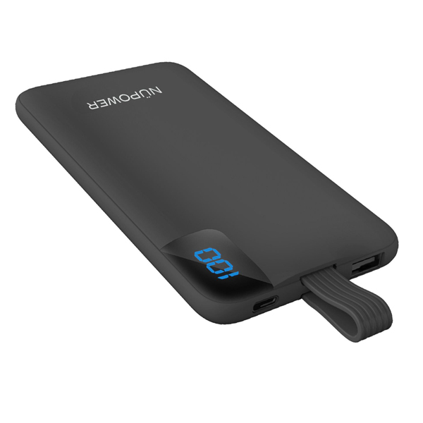 NuPower 10000mAh PowerBank with Type-C Charging Cable
