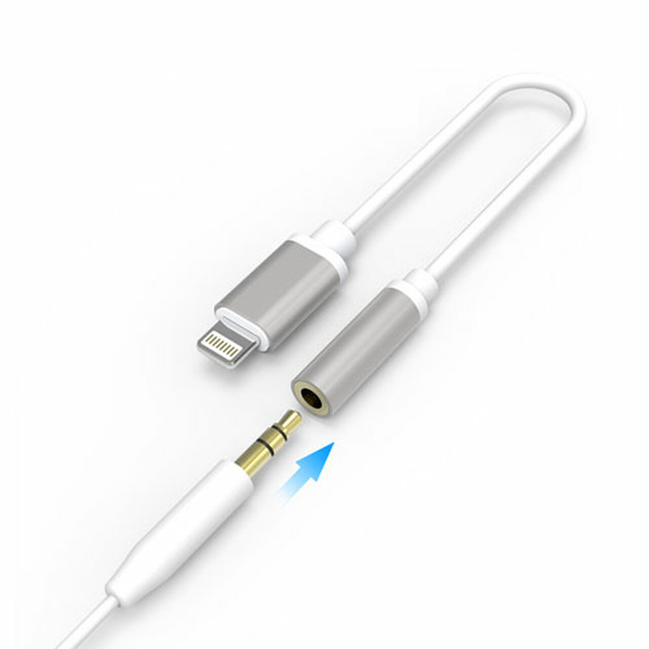 Headset Buddy 3.5mm Headphone to iPhone Lightning Adapter