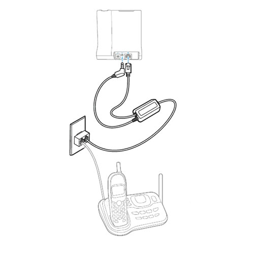 Plantronics TR-11 Analog Phone Line Adapter for CS500 and W700 Series Headsets