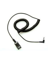 Plantronics QD to 2.5mm - Coiled 10' Headset Cable