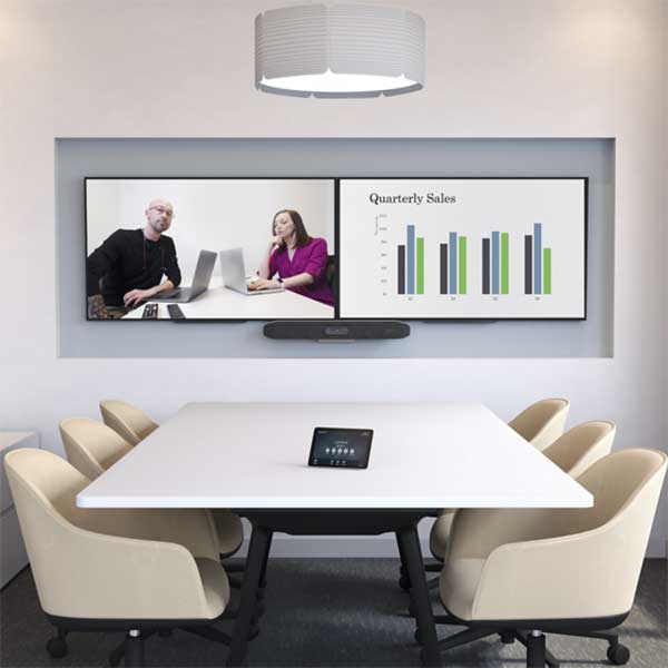 Poly Studio X50 - Video Conferencing Bar with TC8 Touch Interface
