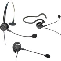 VXi Tria-V DC Convertible Headset with Noise Canceling Microphone compatible with VXi Direct Connect Cords