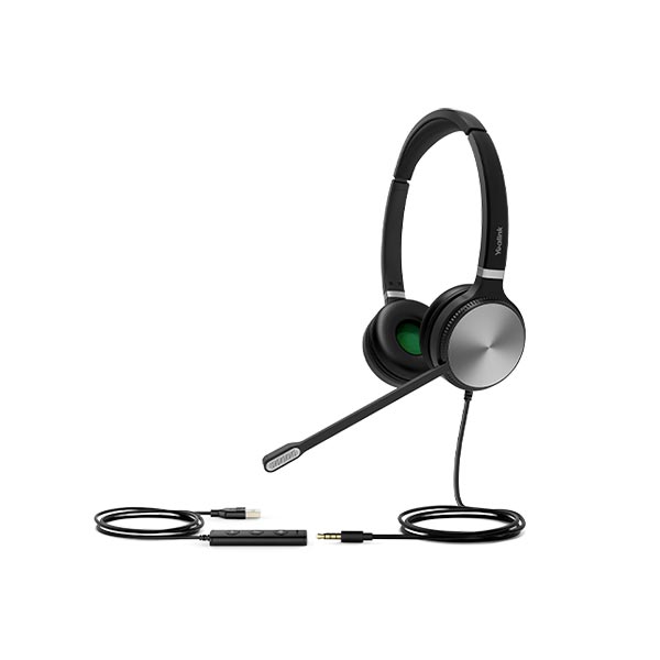 Yealink UH36 Stereo USB Headset with 3.5mm Adapter