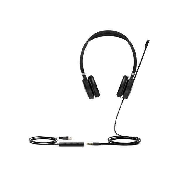 Yealink UH36 Stereo USB Headset with 3.5mm Adapter