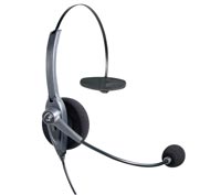VXi Passport 10V-DC Monaural Headset with Noise Canceling Microphone compatible with VXi Direct Connect Cords
