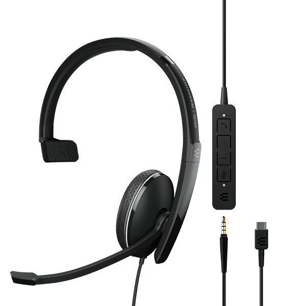 EPOS Sennheiser ADAPT 135 USB II Headset (USB Type C and 3.5mm Connector)