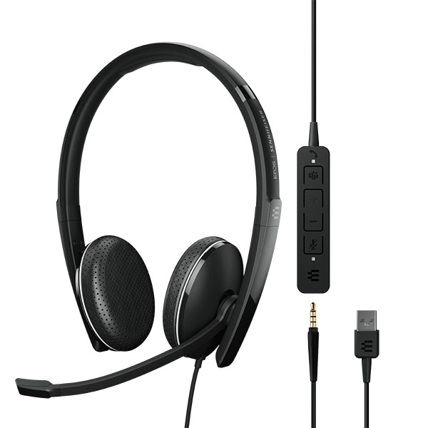 EPOS Sennheiser ADAPT 165 USB II Headset (USB Type A and 3.5mm Connector)