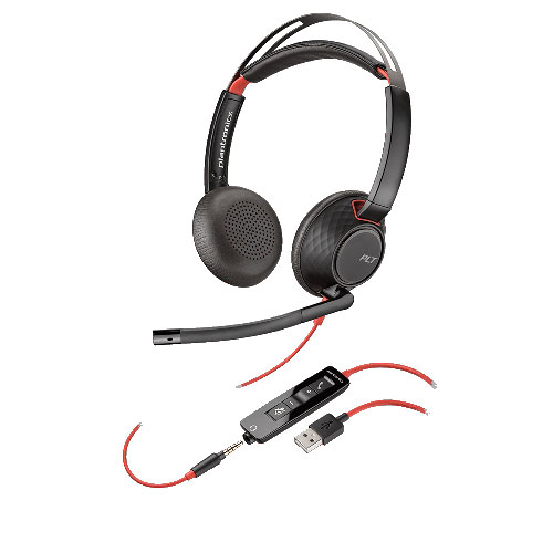 Plantronics Blackwire 5220 Stereo Multimedia Headset (USB Type A)