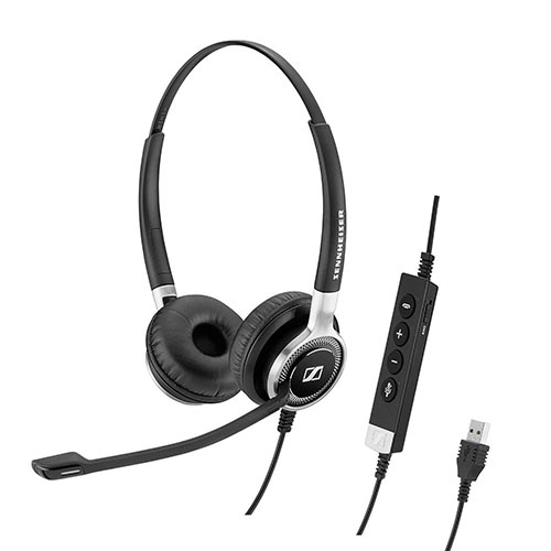 EPOS Sennheiser SC660 ANC USB Binaural Headset - with Active Noise Cancellation