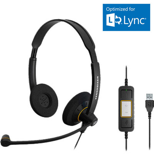 EPOS Sennheiser SC60 USB Binaural Headset - for Microsoft Lync