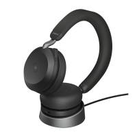 Jabra Evolve2 75 Stereo ANC Bluetooth Headset with Stand